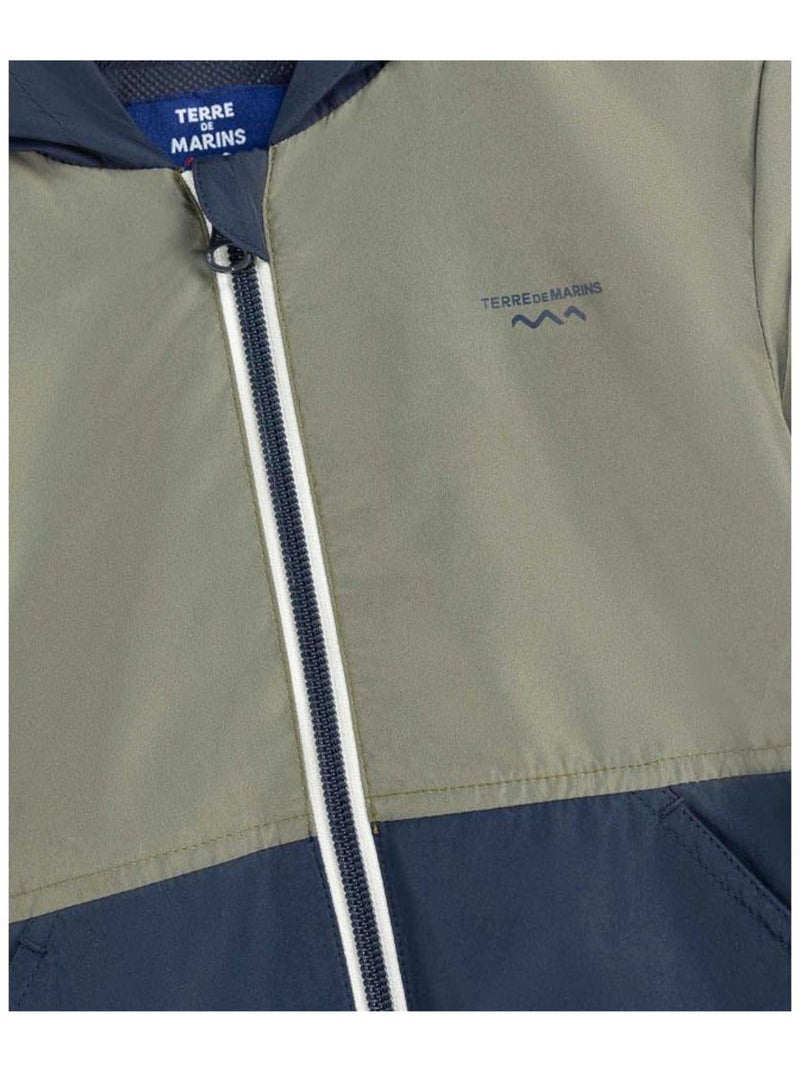 Coupe vent - terre de marins Bleu Kaki - Kiabi