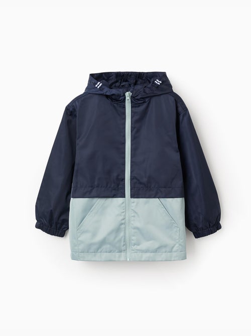 Coupe-vent à capuche et poches - Kiabi