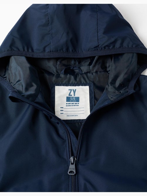 Coupe-vent à capuche et poches - Kiabi