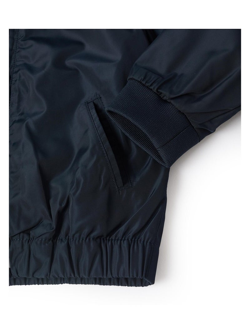 Coupe-Vent avec Capuche Amovible Bleu foncé - Kiabi