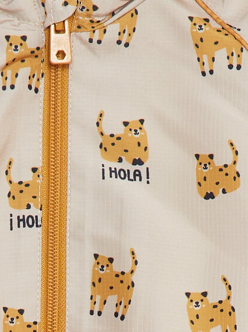 Coupe vent avec capuche BEIGE - Kiabi