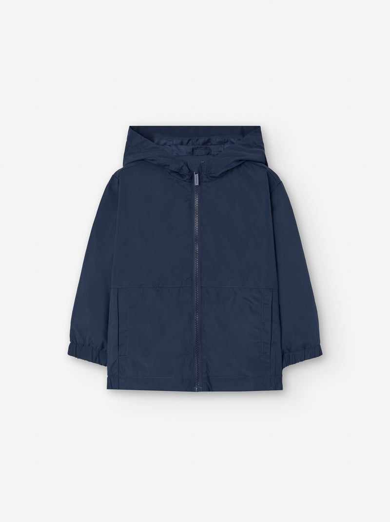 Coupe-vent avec Capuche Bleu clair - Kiabi