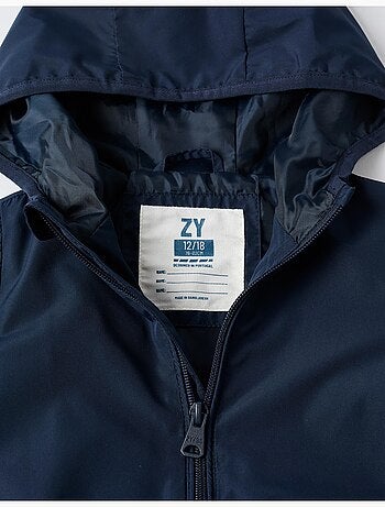 Coupe-vent avec capuche et poches