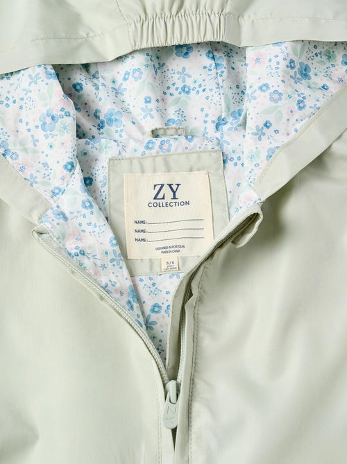 Coupe-vent avec Capuche et Volants - Kiabi