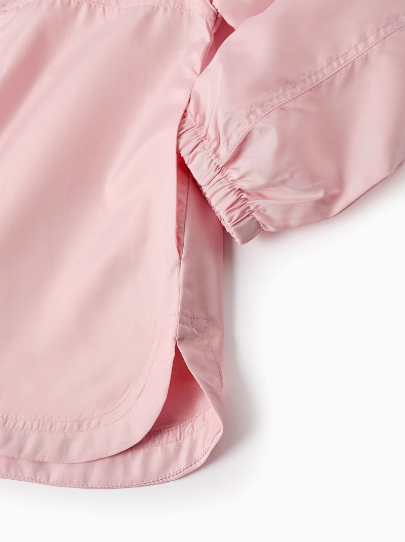 Coupe-Vent avec Capuche Rose clair - Kiabi