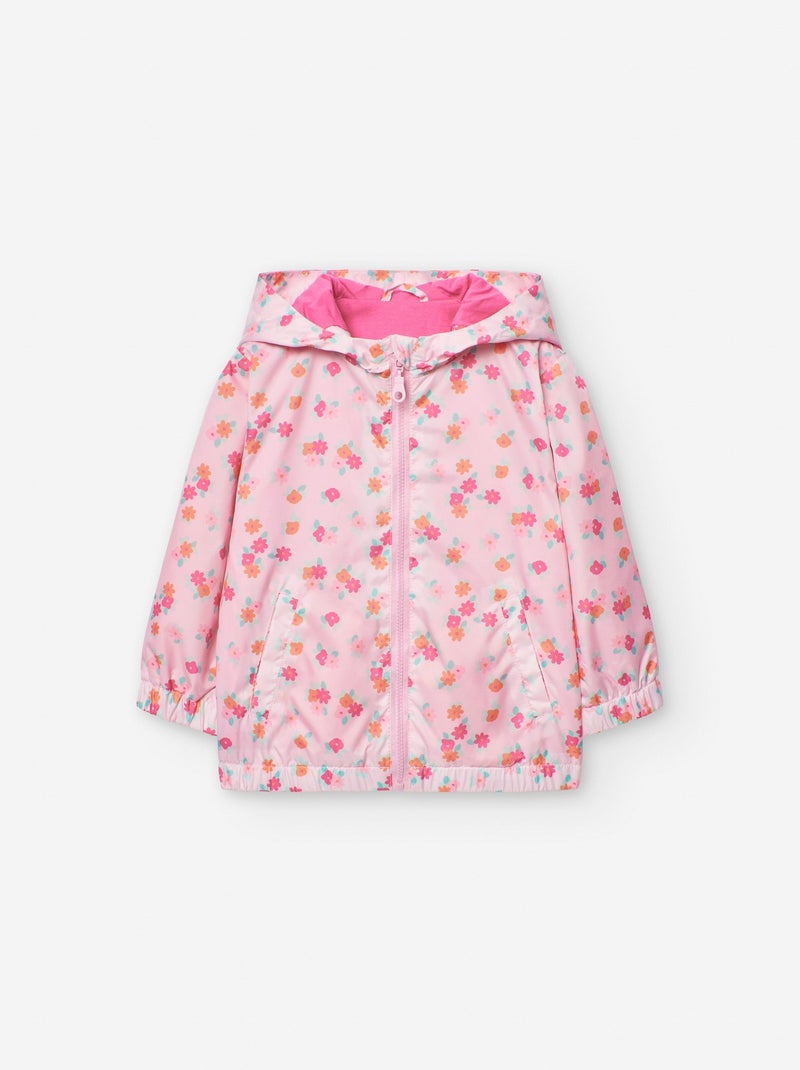 Coupe-Vent avec Capuche Rose clair - Kiabi