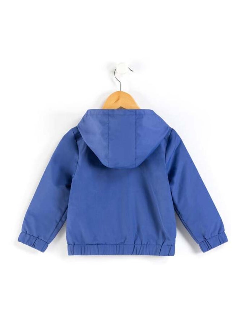 Coupe vent bleu à capuche Garçon Bleu - Kiabi