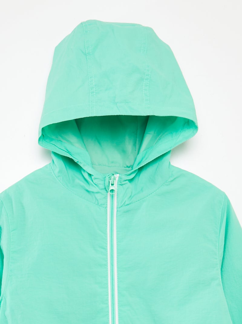 Coupe vent coloré Vert - Kiabi