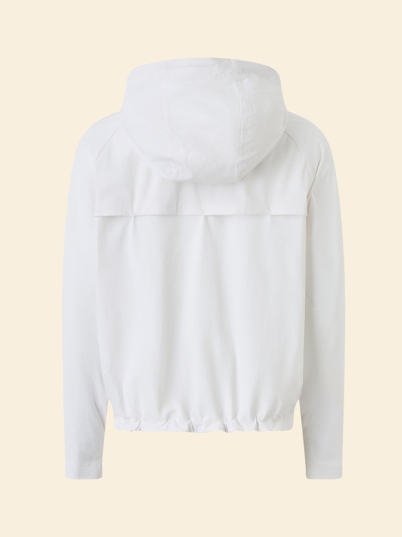 Coupe-vent de sport à capuche - (ekstract) Blanc - Kiabi
