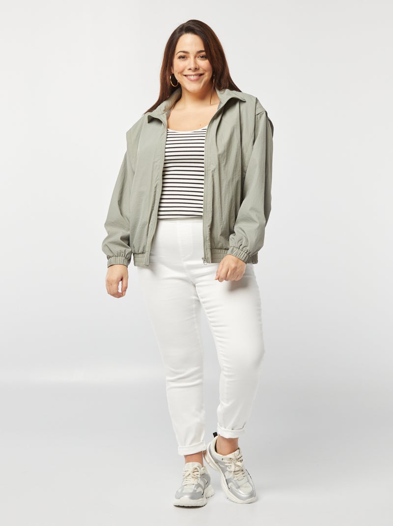 Coupe vent déperlant Gris vert - Kiabi