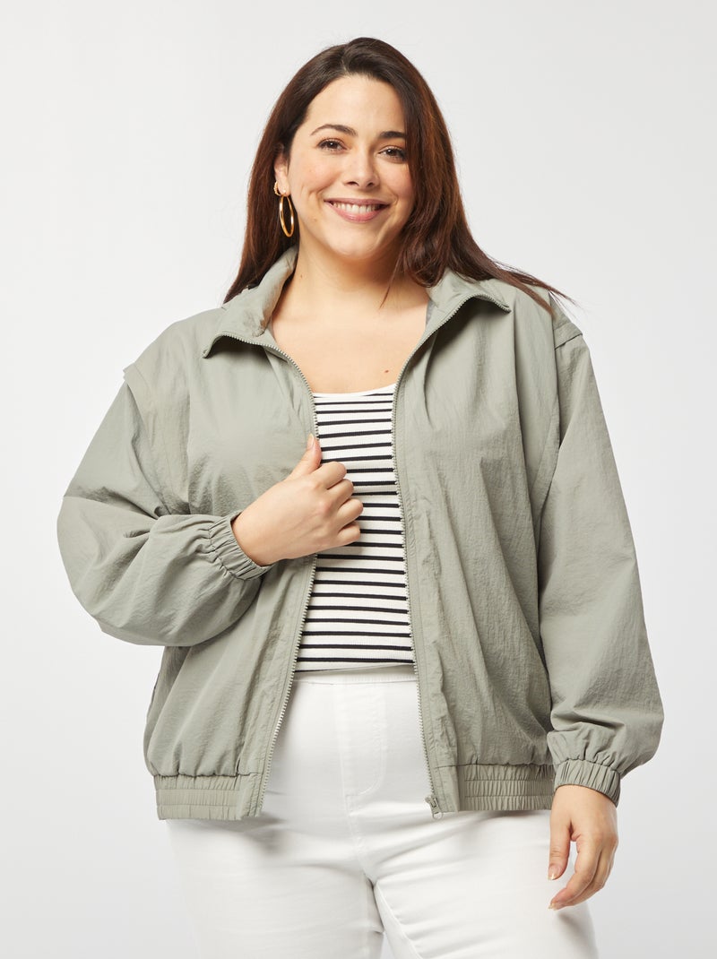 Coupe vent déperlant Gris vert - Kiabi