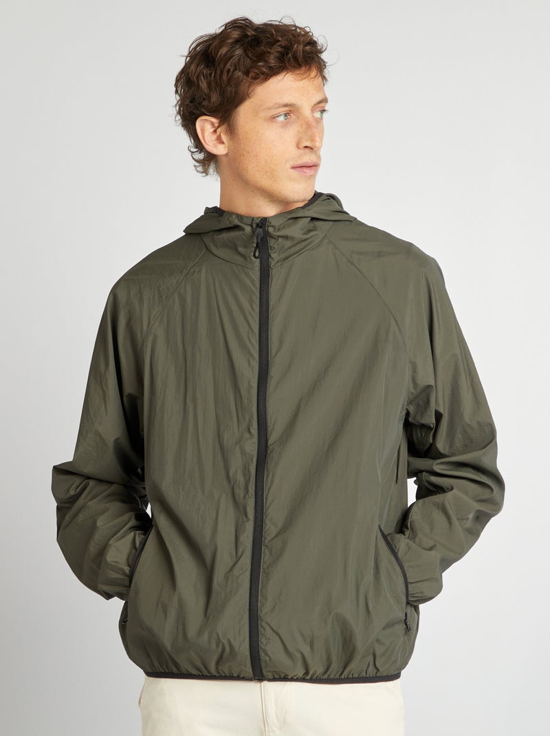 Coupe-vent déperlant Kaki - Kiabi