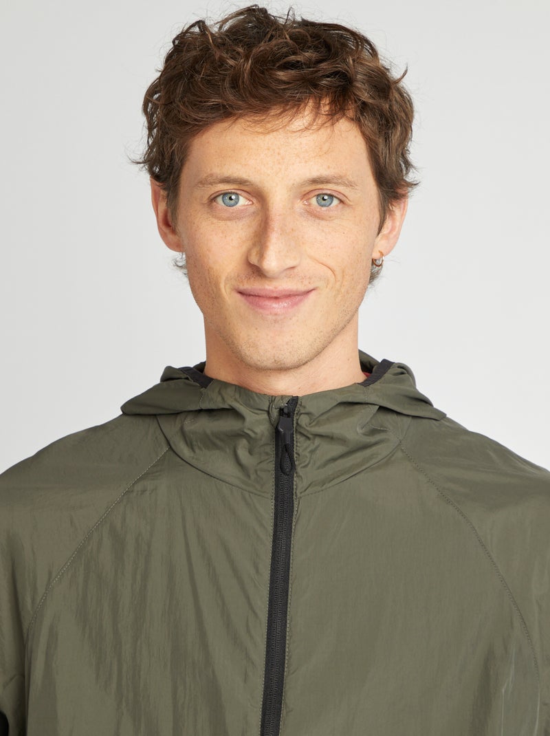 Coupe-vent déperlant Kaki - Kiabi