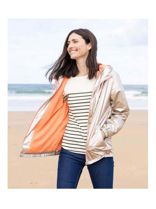 Coupe vent doré Femme - Kiabi