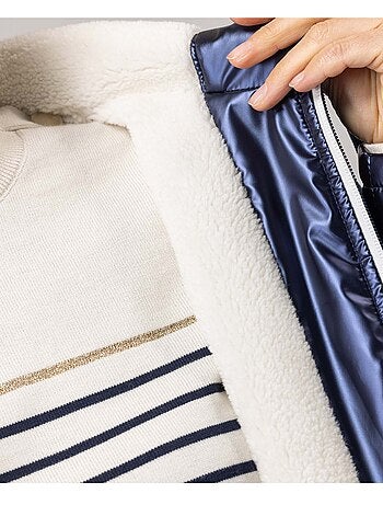 Coupe vent doublé sherpa - Terre de Marins