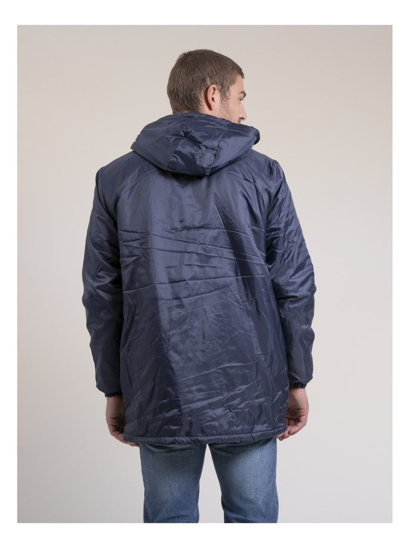 Coupe-vent doublé sherpa ZALTINA Bleu marine - Kiabi