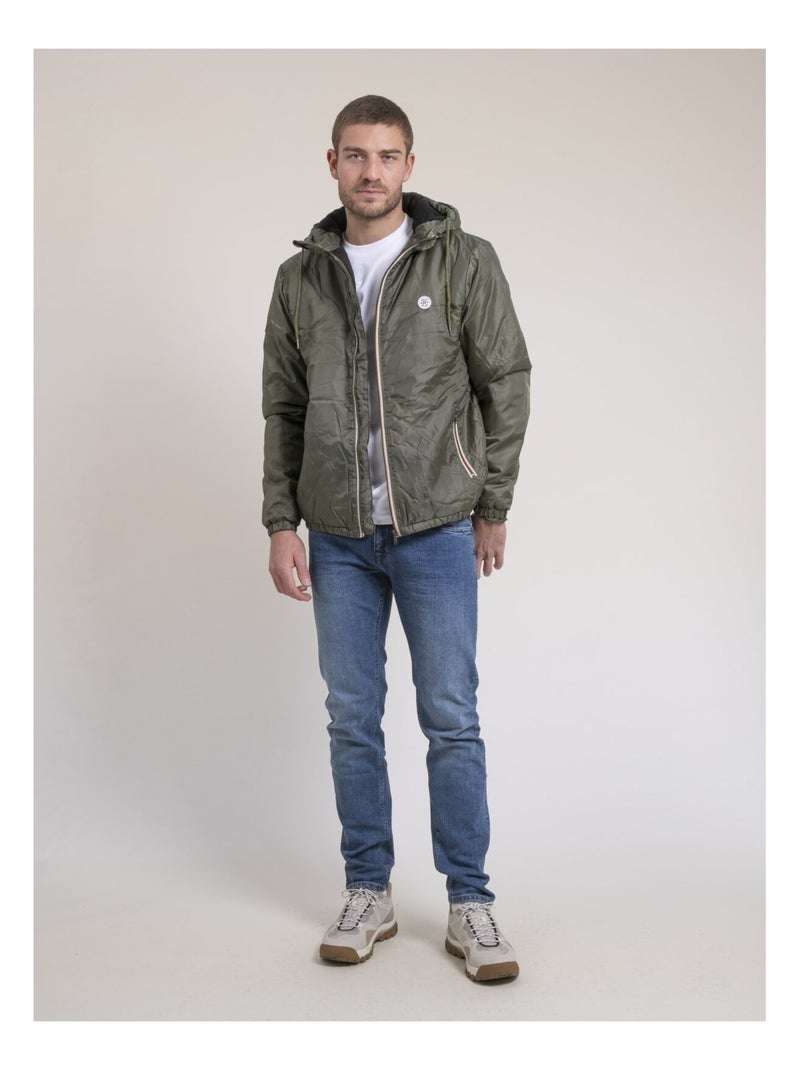 Coupe-vent doublé sherpa ZATCHO Kaki - Kiabi