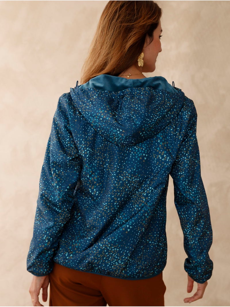 Coupe-vent doublure polaire - DAXON Bleu Kaki Bleu - Kiabi