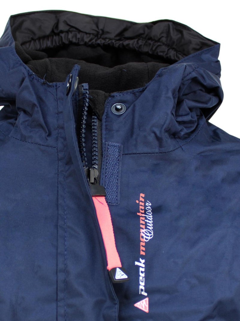Coupe-vent fille FAJIK - PEAK MOUNTAIN Bleu marine - Kiabi