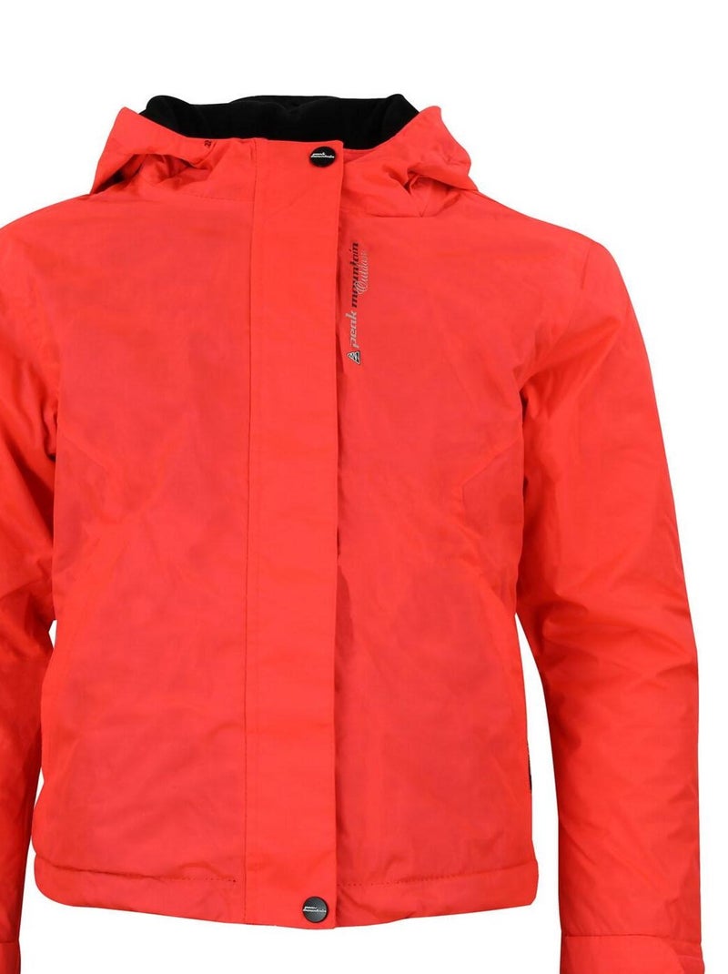 Coupe-vent fille FAJIK - PEAK MOUNTAIN Orange corail - Kiabi