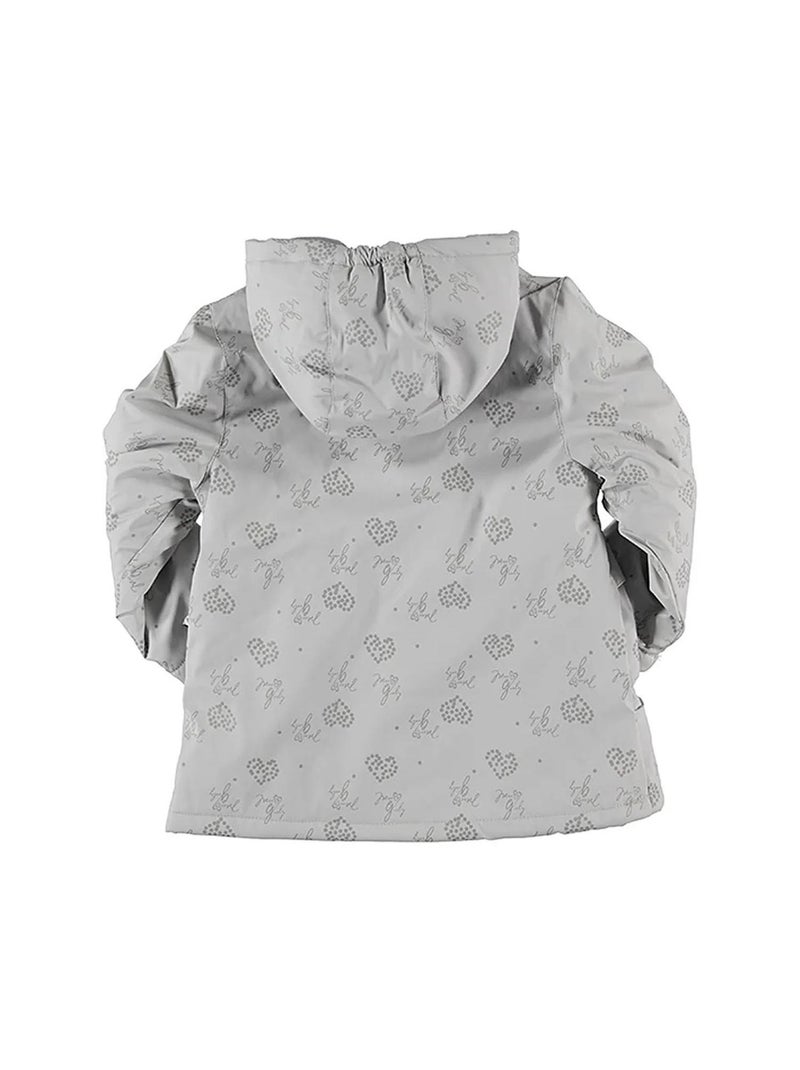 Coupe-vent fille FIST - MISS GIRLY Gris - Kiabi