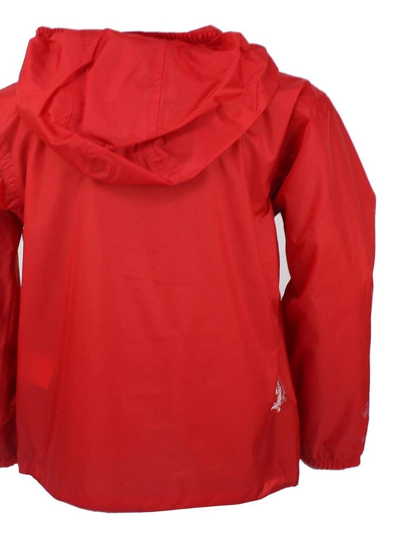 Coupe-vent fille GAROW - VENT DU CAP Rouge - Kiabi