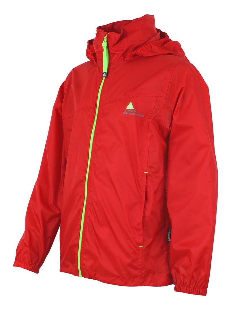 Coupe-vent garçon ECARAIN - PEAK MOUNTAIN Rouge - Kiabi