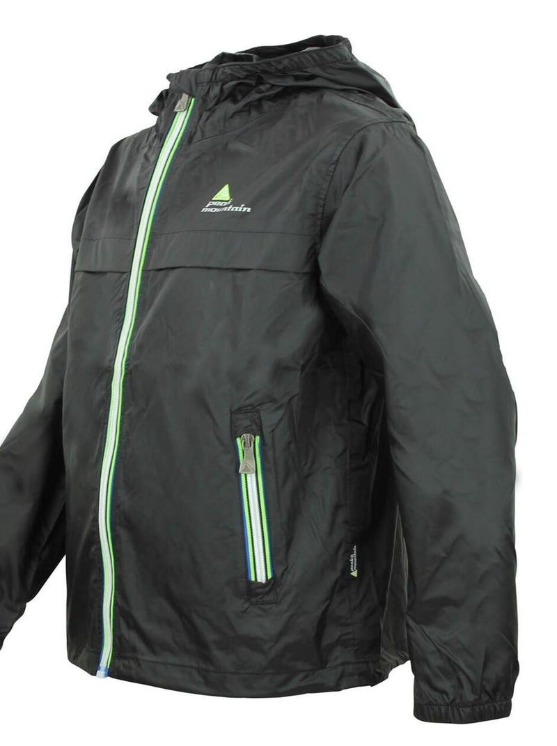 Coupe-vent garçon ECARNEW - PEAK MOUNTAIN Noir Noir - Kiabi