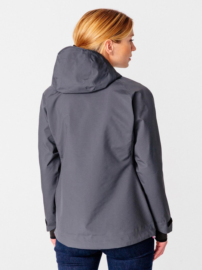 Coupe-vent imperméable 10000 femme - DamartSport gris anthracite - Kiabi