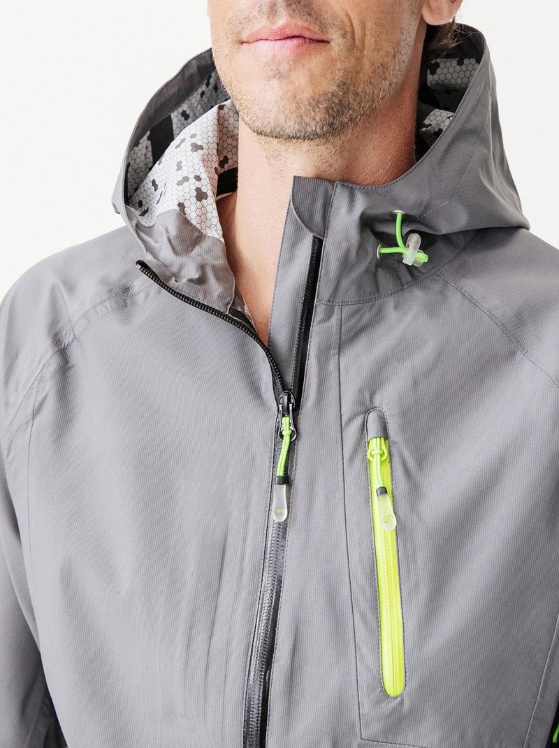 Coupe-vent imperméable 10000 homme - DamartSport Gris - Kiabi