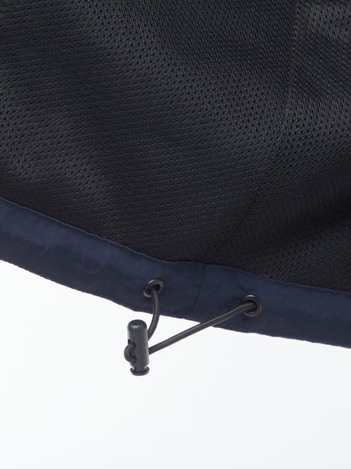 Coupe-vent imperméable à capuche avec manches amovibles - Kiabi