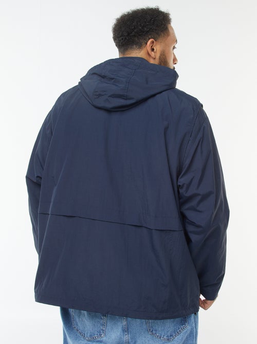 Coupe-vent imperméable à capuche avec manches amovibles - Kiabi