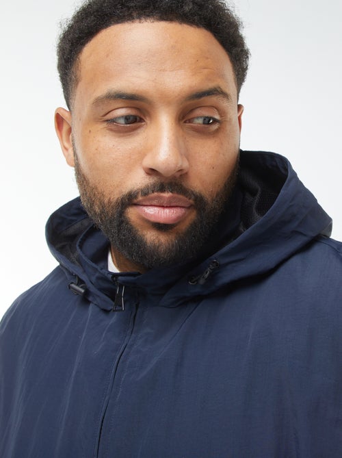 Coupe-vent imperméable à capuche avec manches amovibles - Kiabi