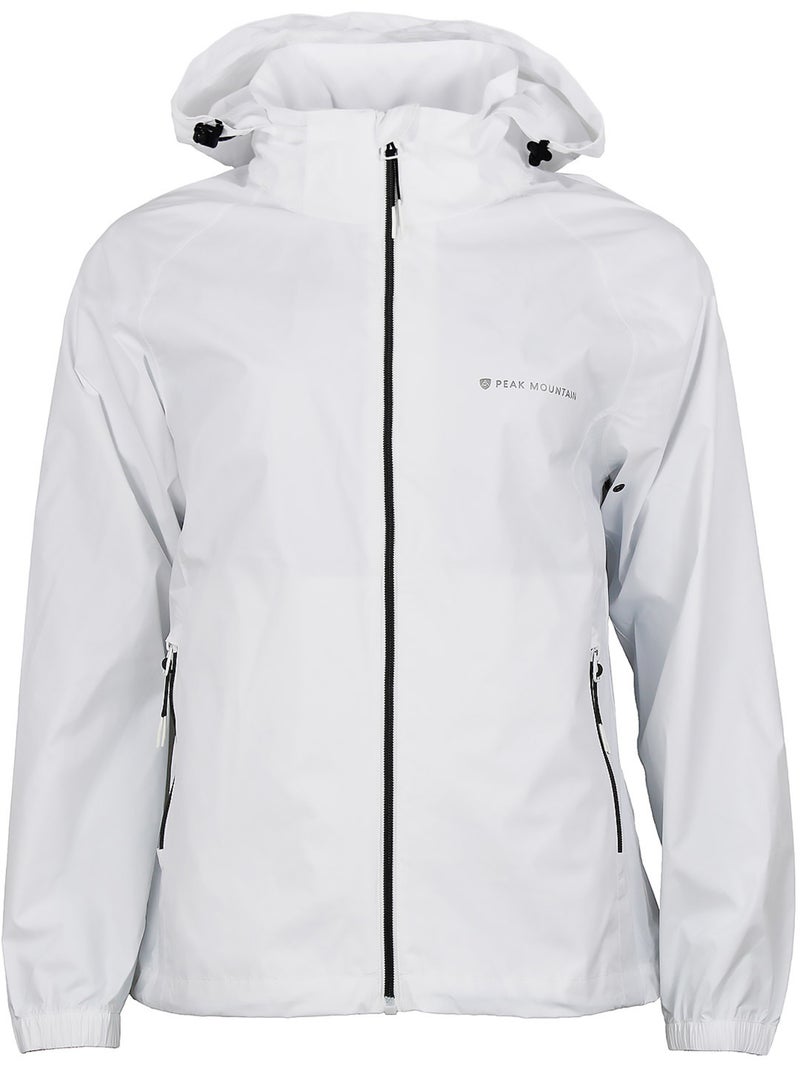 Coupe vent imperméable ABREST - PEAK MOUNTAIN Blanc - Kiabi