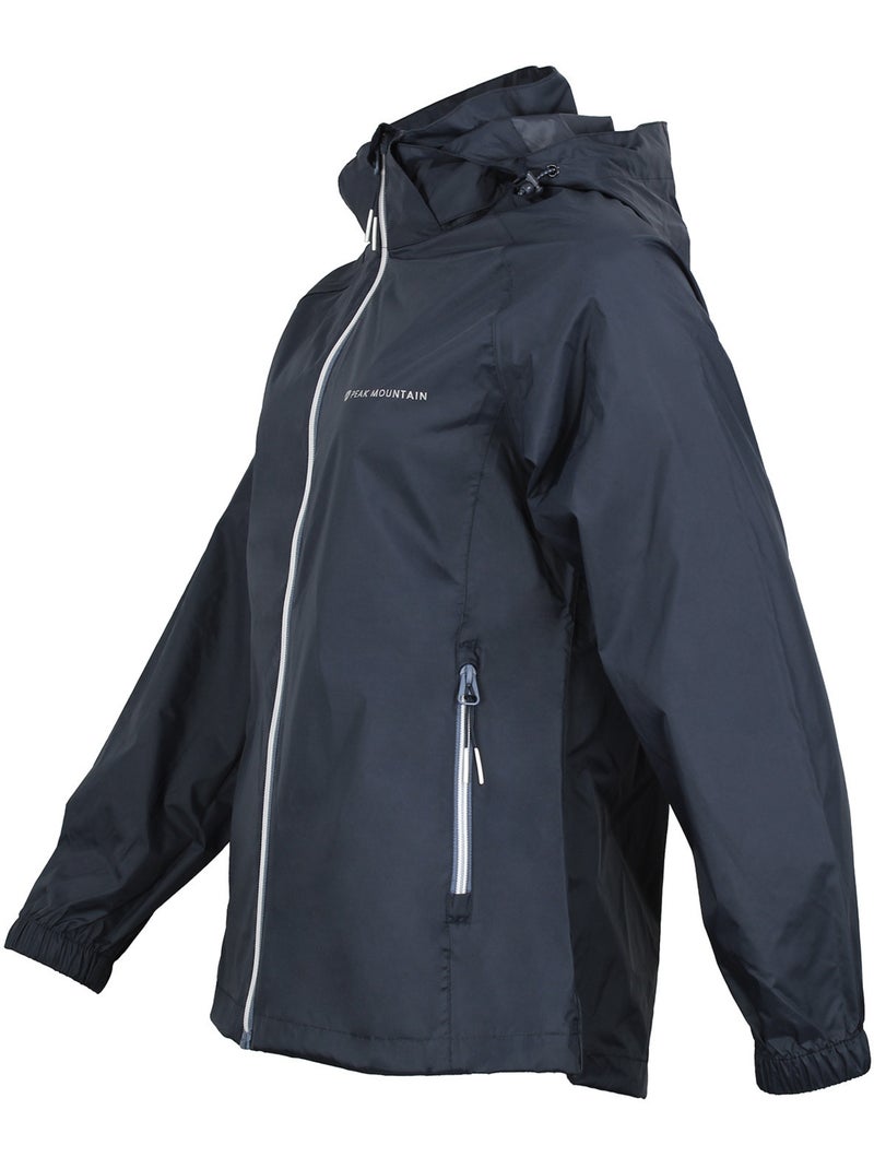 Coupe vent imperméable ABREST - PEAK MOUNTAIN Bleu marine - Kiabi