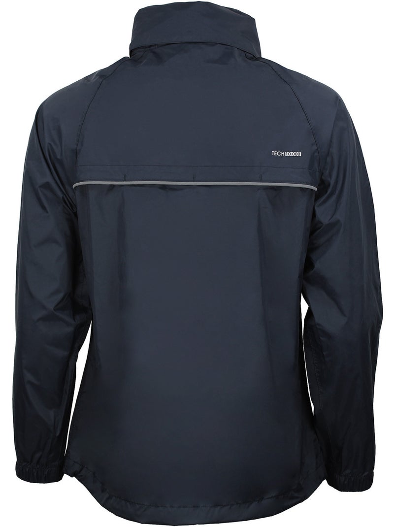 Coupe vent imperméable ABREST - PEAK MOUNTAIN Bleu marine - Kiabi