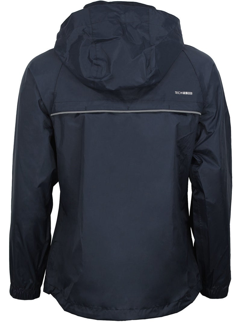 Coupe vent imperméable ABREST - PEAK MOUNTAIN Bleu marine - Kiabi