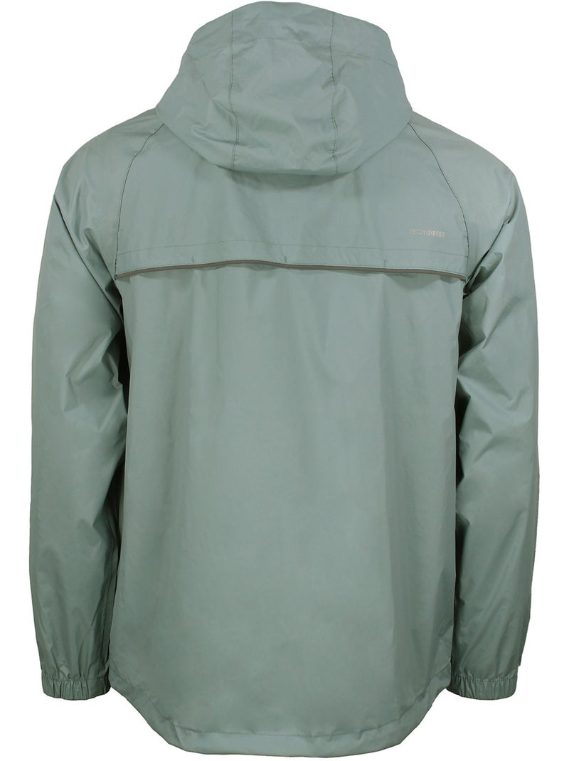 COUPE-VENT IMPERMEABLE HOMME CABREST - PEAK MOUNTAIN Bleu gris - Kiabi