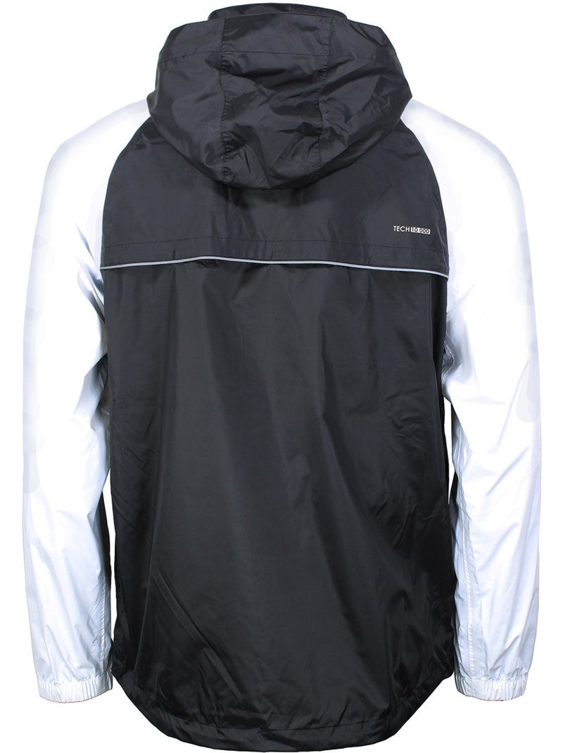 COUPE-VENT IMPERMEABLE HOMME CABREST - PEAK MOUNTAIN Noir Noir Blanc - Kiabi