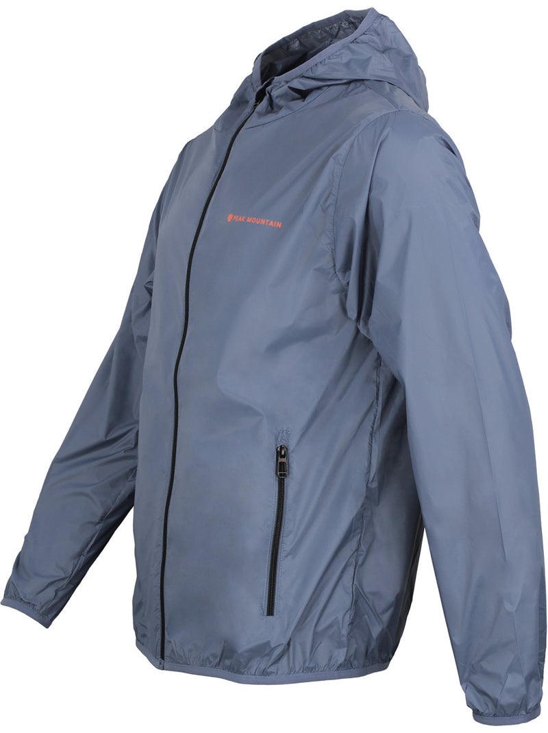 COUPE-VENT IMPERMEABLE HOMME CAPLUIE - PEAK MOUNTAIN Bleu gris - Kiabi