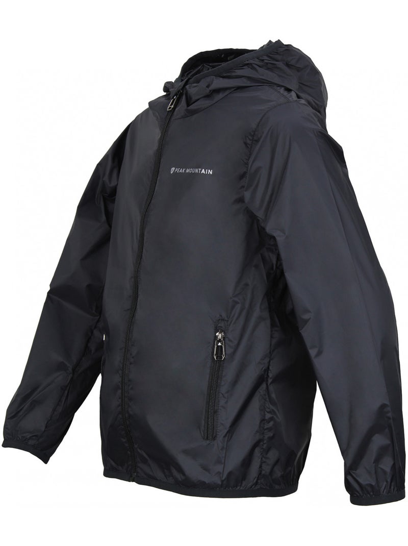 COUPE-VENT IMPERMEABLE MIXTE ECAPLUIE MIXTE - PEAK MOUNTAIN Noir - Kiabi