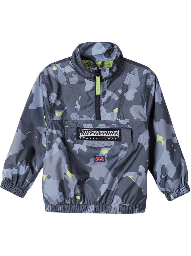 Coupe-vent motif/style camouflage - minoti Noir - Kiabi