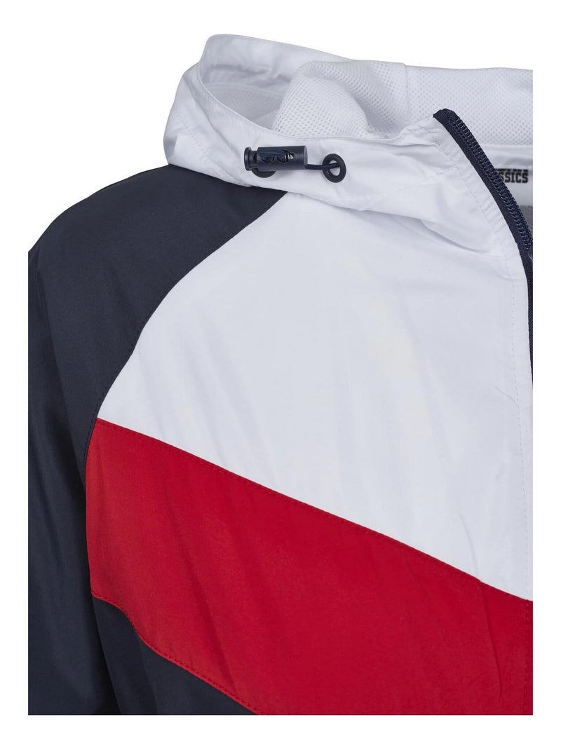 Coupe-vent motif/style trois tons - urban classics Bleu marine - Kiabi