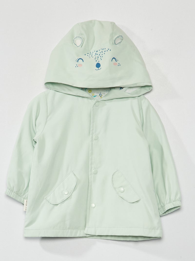Coupe vent 'Petit beguin' Vert - Kiabi