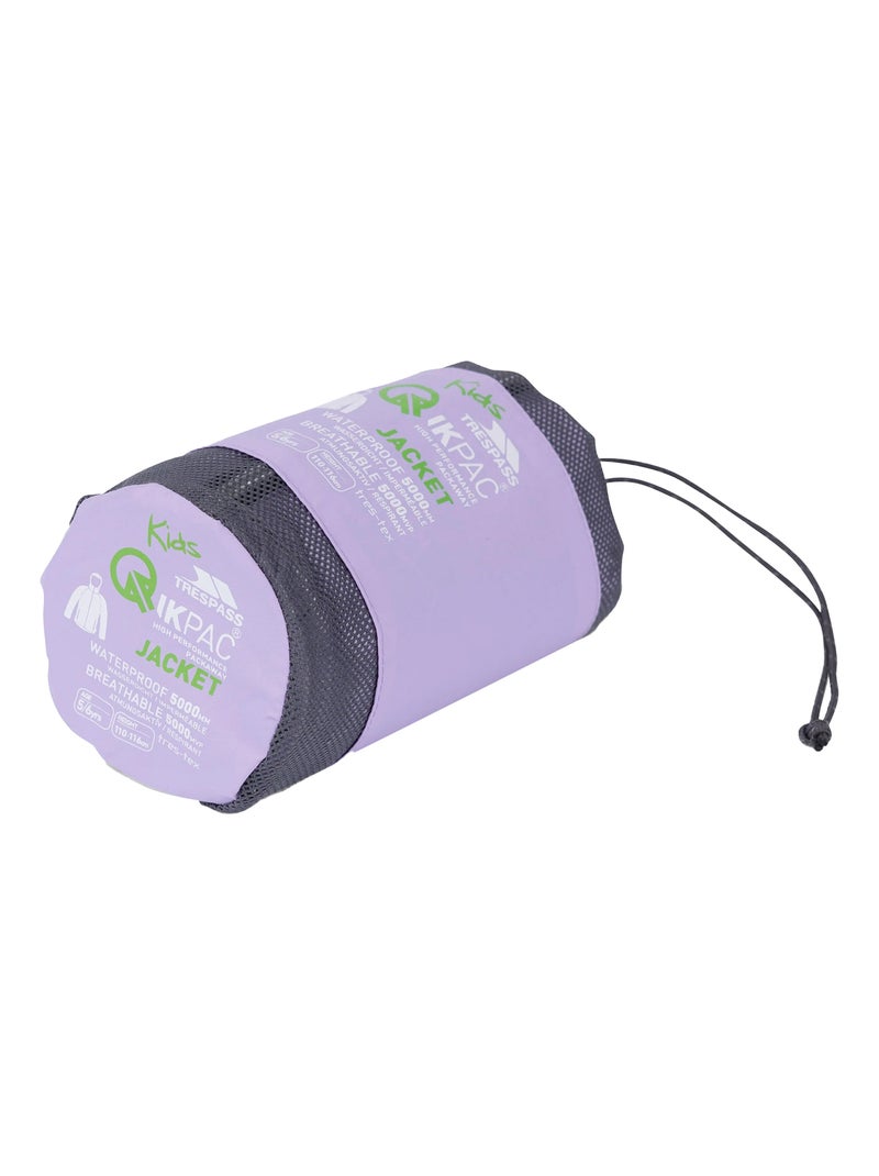Coupe-vent pliable qikpac - trespass Bleu lavande - Kiabi