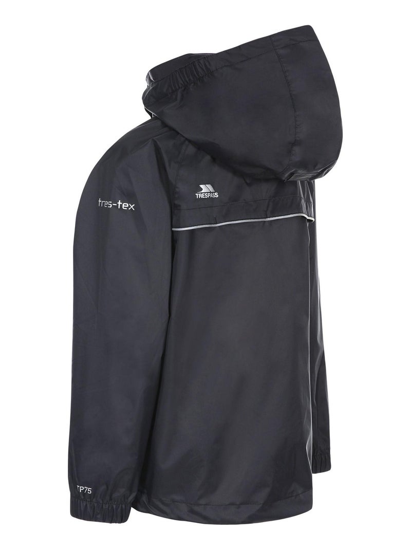 Coupe-vent pliable qikpac - trespass Noir Gris - Kiabi