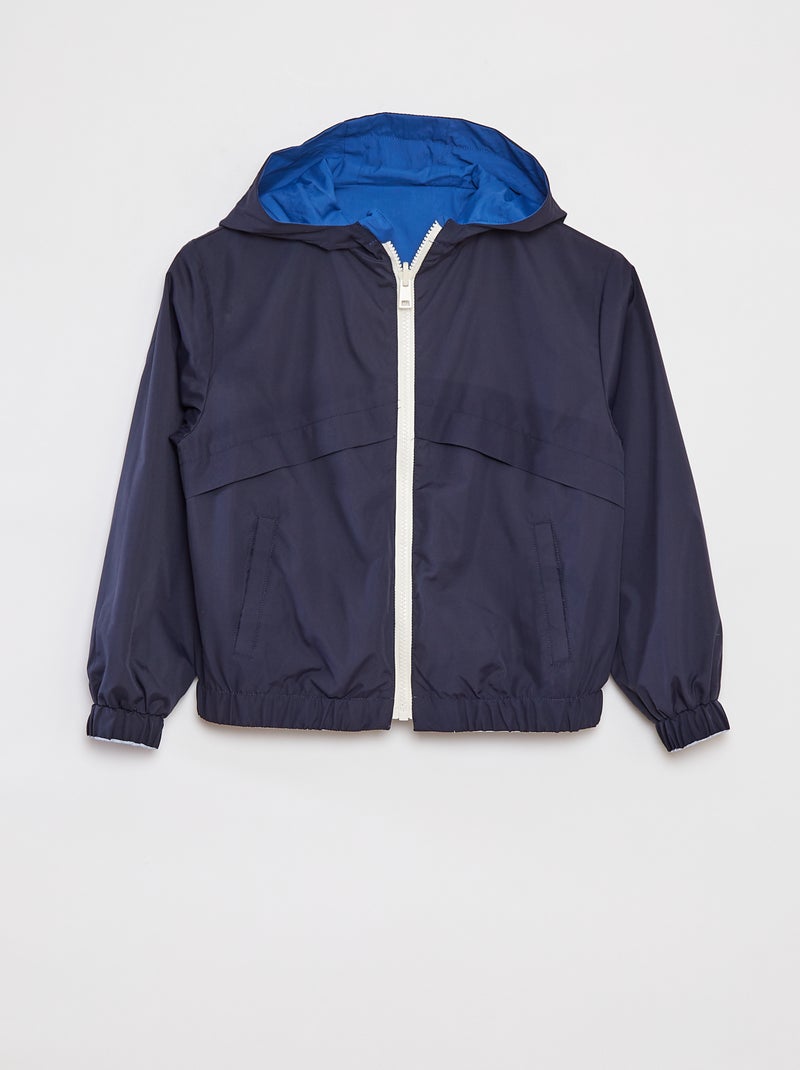 Coupe-vent réversible bicolore Bleu - Kiabi