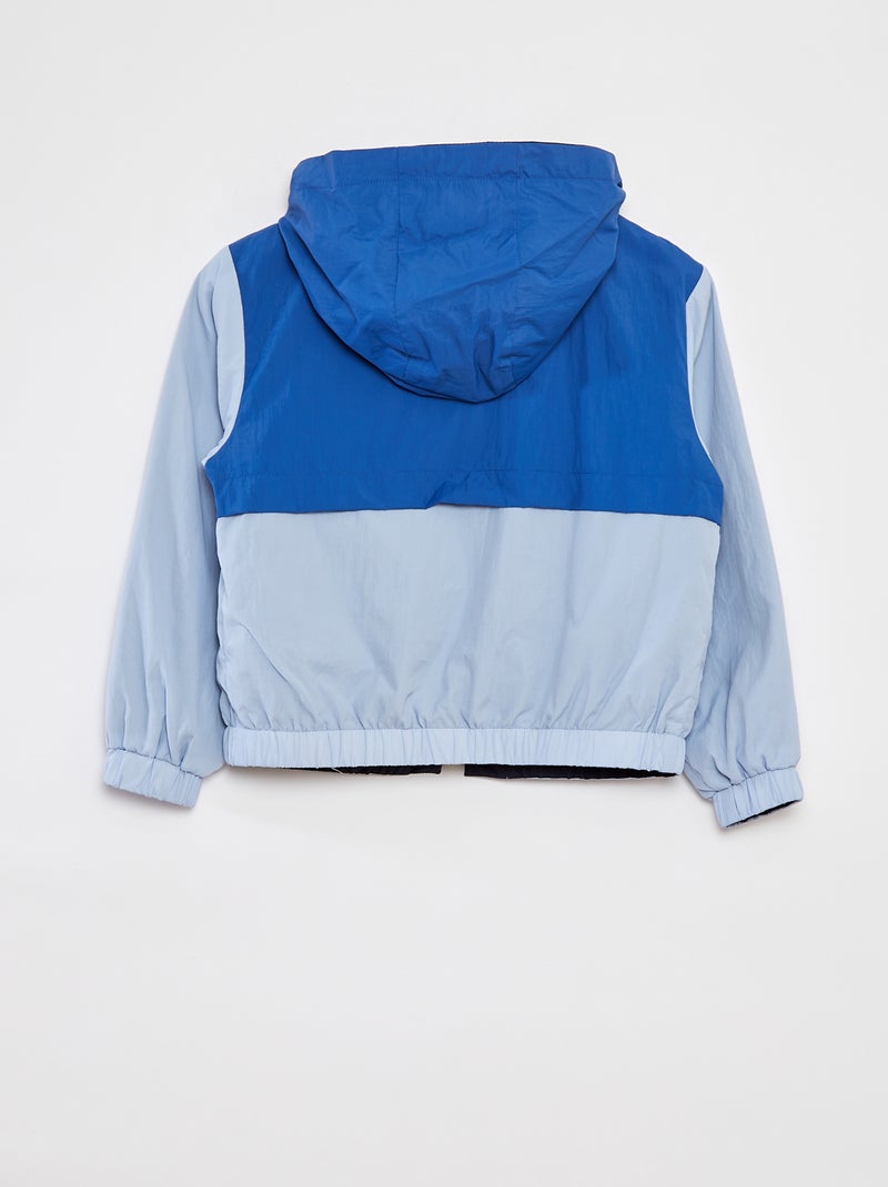 Coupe-vent réversible bicolore Bleu - Kiabi