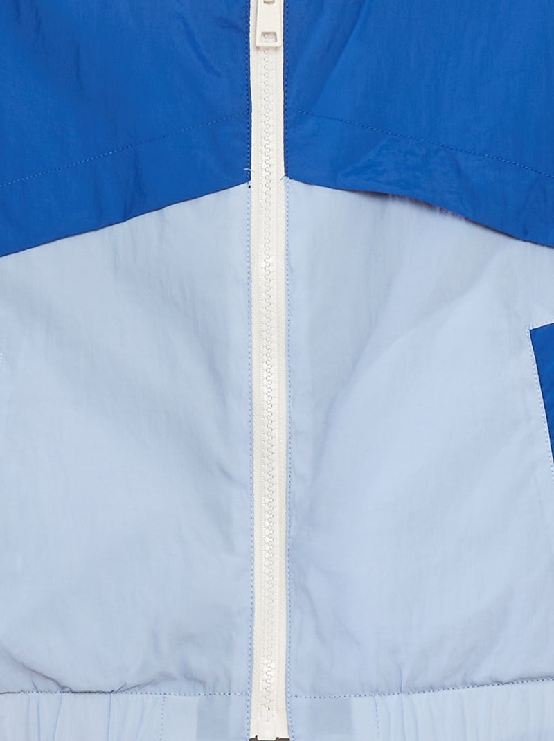 Coupe-vent réversible bicolore Bleu - Kiabi