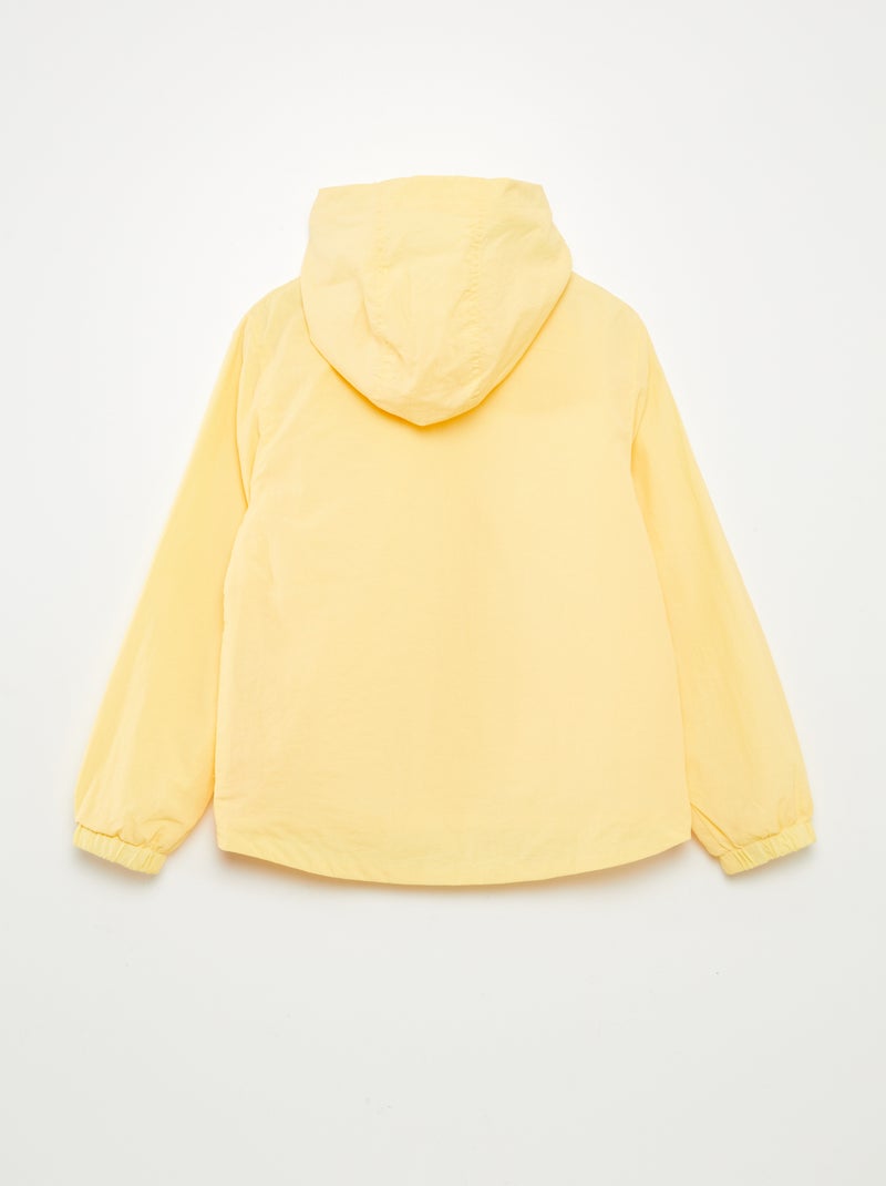 Coupe vent uni JAUNE - Kiabi